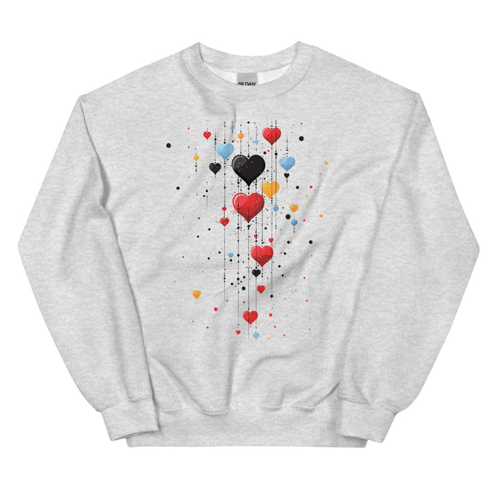 Love Falls Everywhere Unisex Love Sweatshirt - Polendo Design unisex love sweatshirt