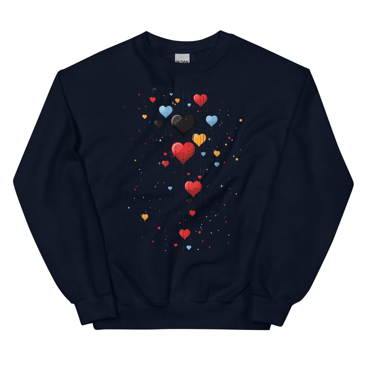 Love Falls Everywhere Unisex Love Sweatshirt - Polendo Design unisex love sweatshirt