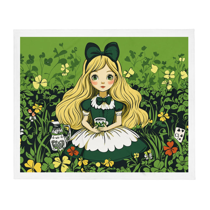 Lucky Girl Throw Blanket – Cozy Decorative Design - Polendo Design lucky girl throw blanket