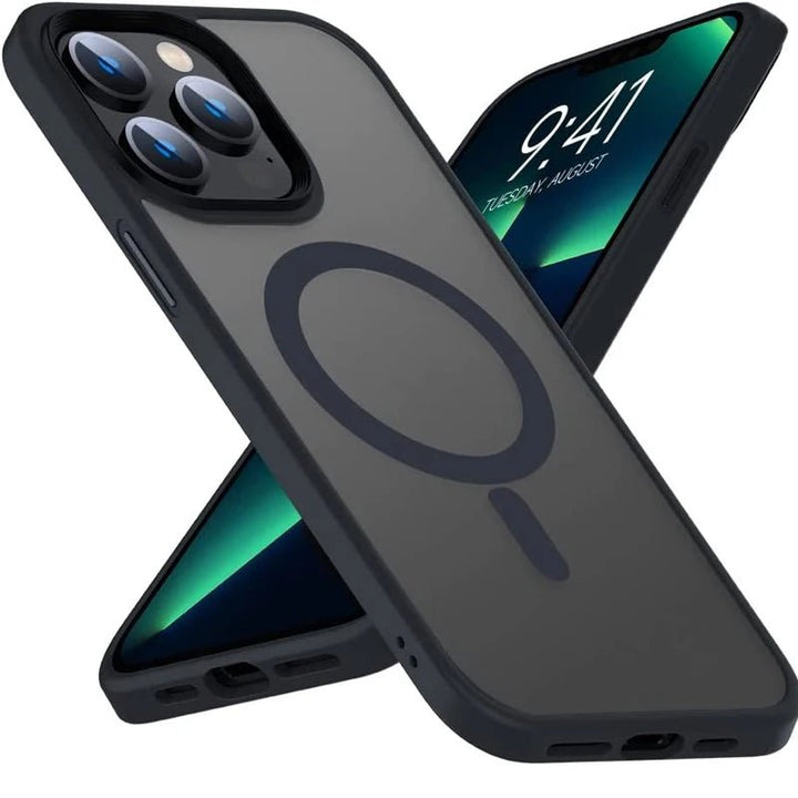 Magnetic Matte Phone Case for iPhone 13 &amp; 14 Series - Polendo Design