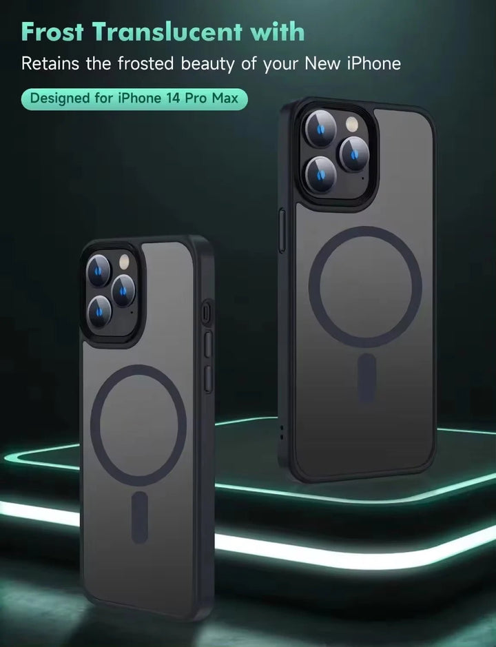 Magnetic Matte Phone Case for iPhone 13 &amp; 14 Series - Polendo Design