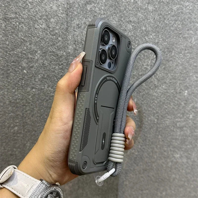 Magnetic Wireless Charging Phone Case for iPhone 12–17 - Polendo Design