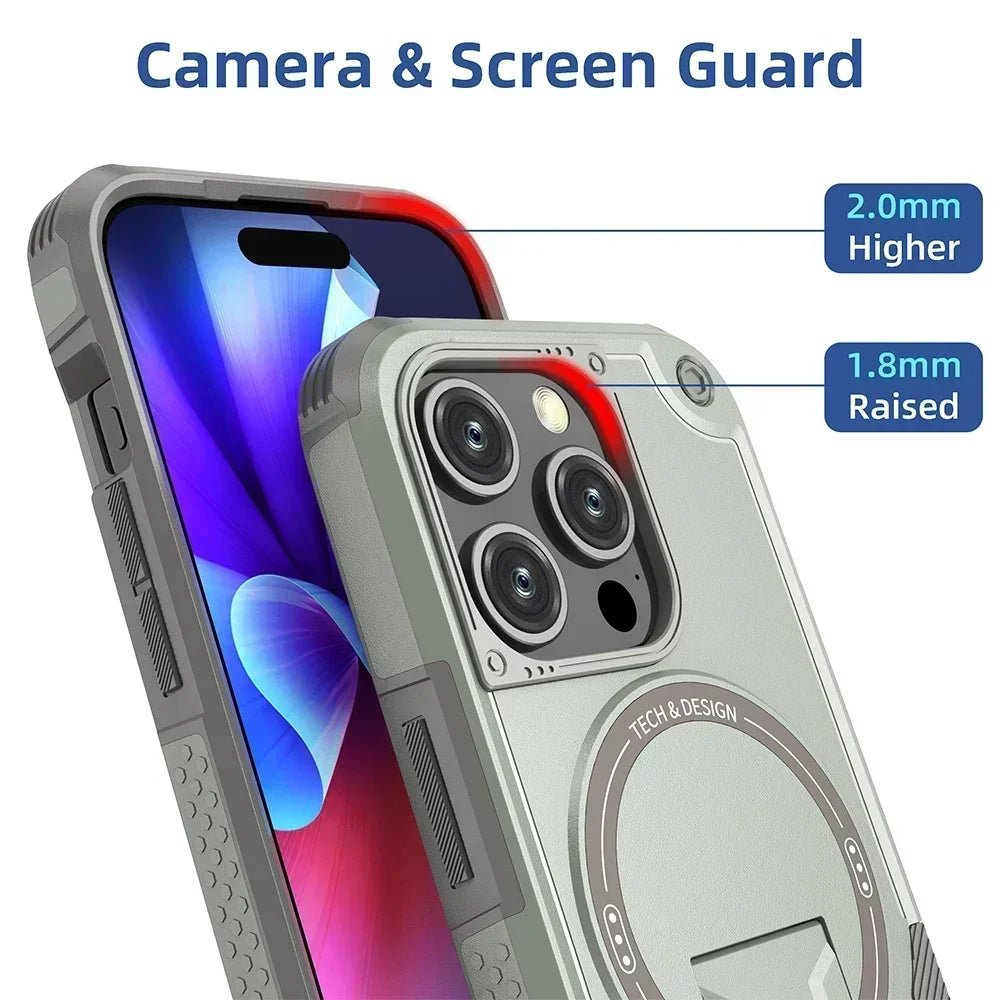 Magnetic Wireless Charging Phone Case for iPhone 12–17 - Polendo Design