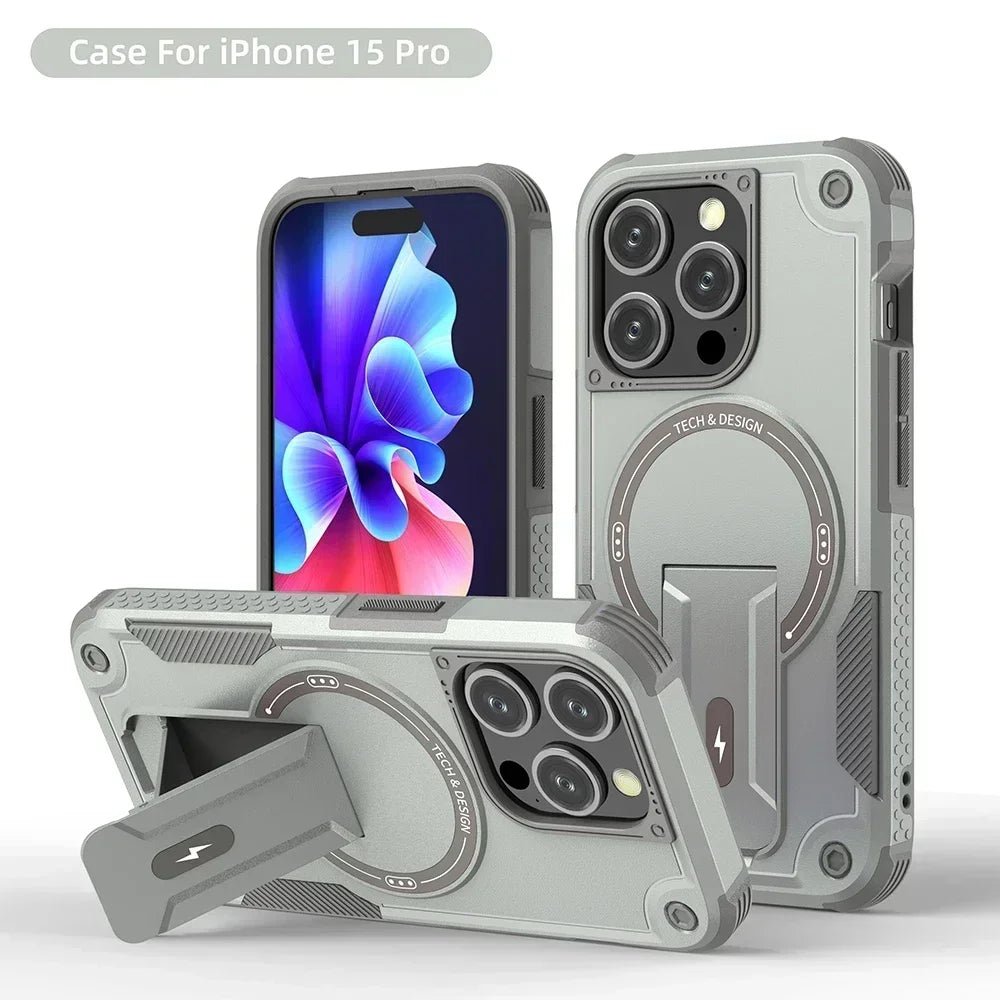 Magnetic Wireless Charging Phone Case for iPhone 12–17 - Polendo Design