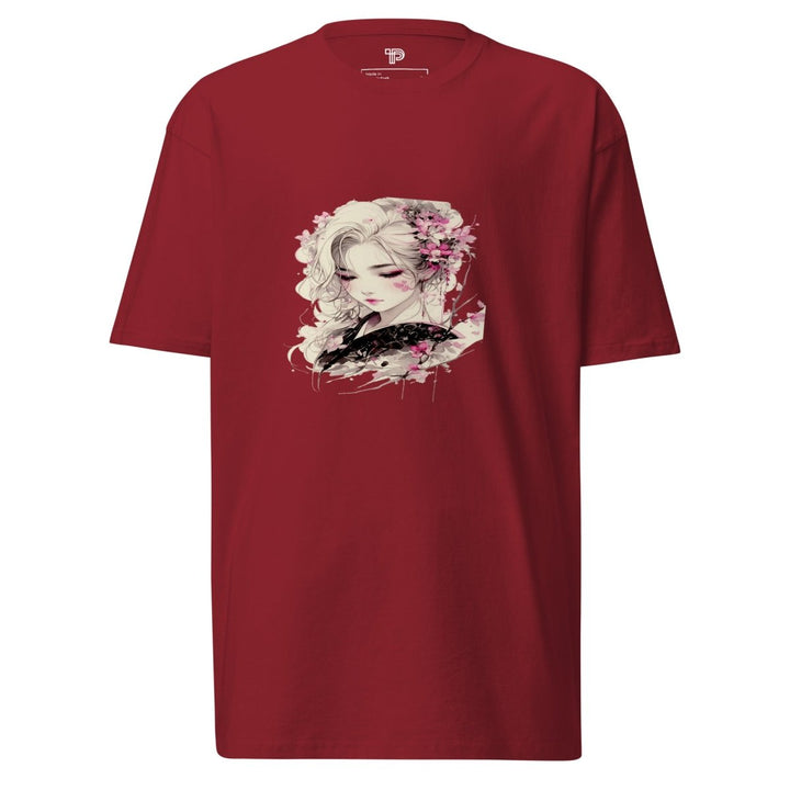 Petal Silence Premium Heavyweight Tee - Polendo Design Petal Silence Premium Heavyweight Tee