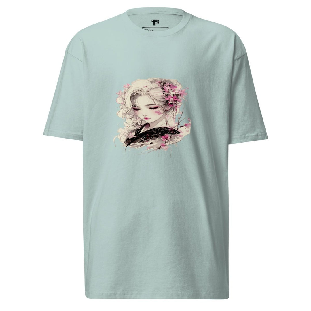 Petal Silence Premium Heavyweight Tee - Polendo Design Petal Silence Premium Heavyweight Tee