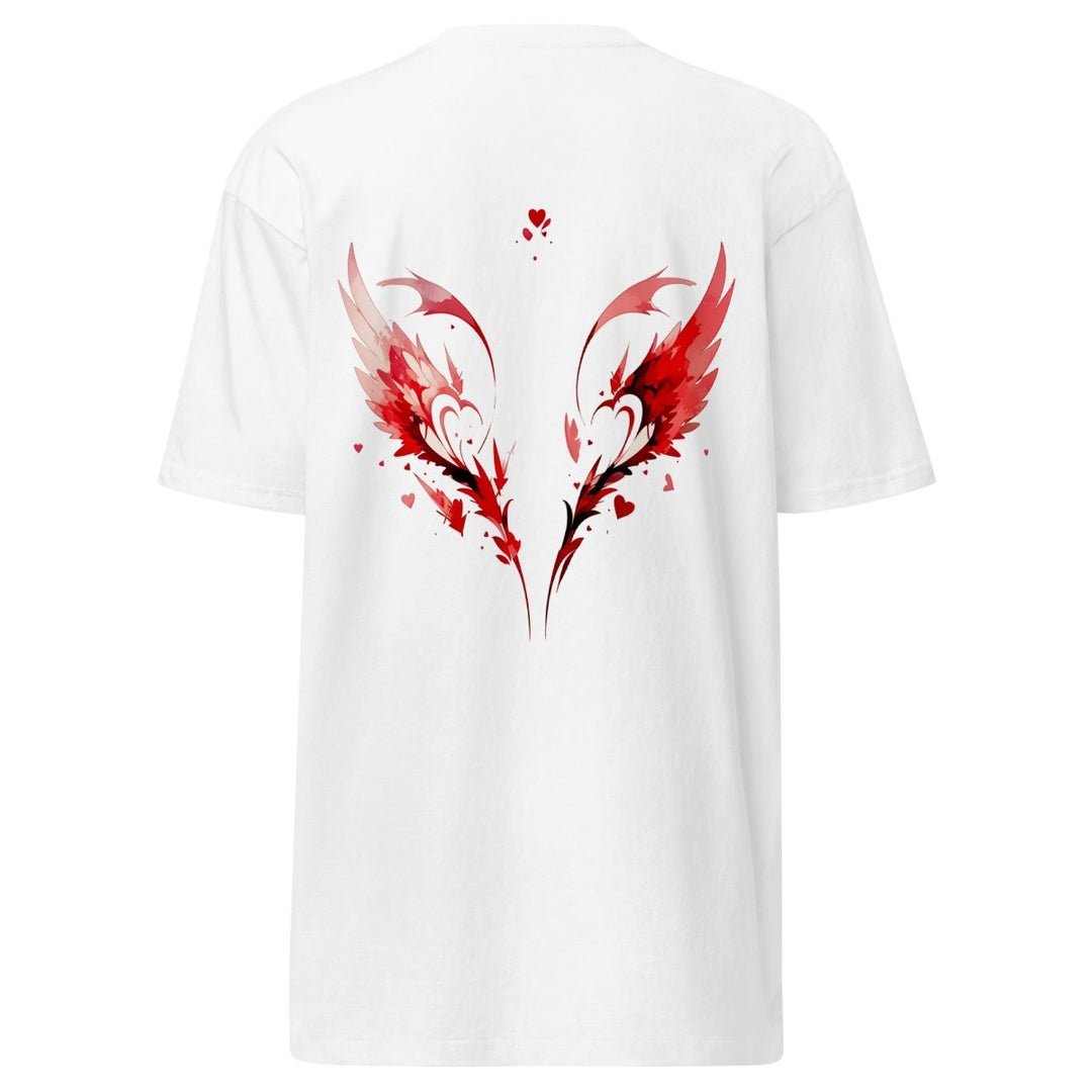 The Heart Learns to Fly Premium Heavyweight Tee - Polendo Design The Heart Learns to Fly Premium Heavyweight Tee