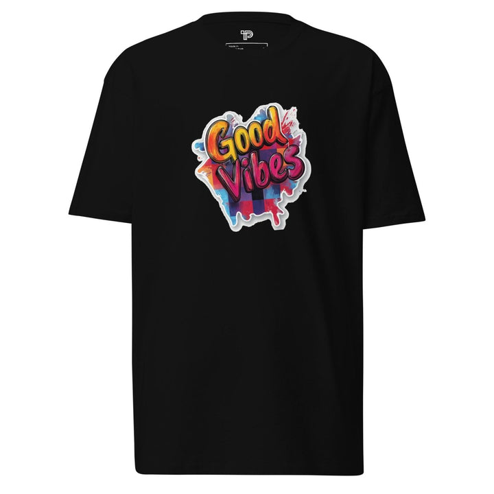 Good Vibes Premium Heavyweight Tee - Polendo Design Good Vibes Premium Heavyweight Tee