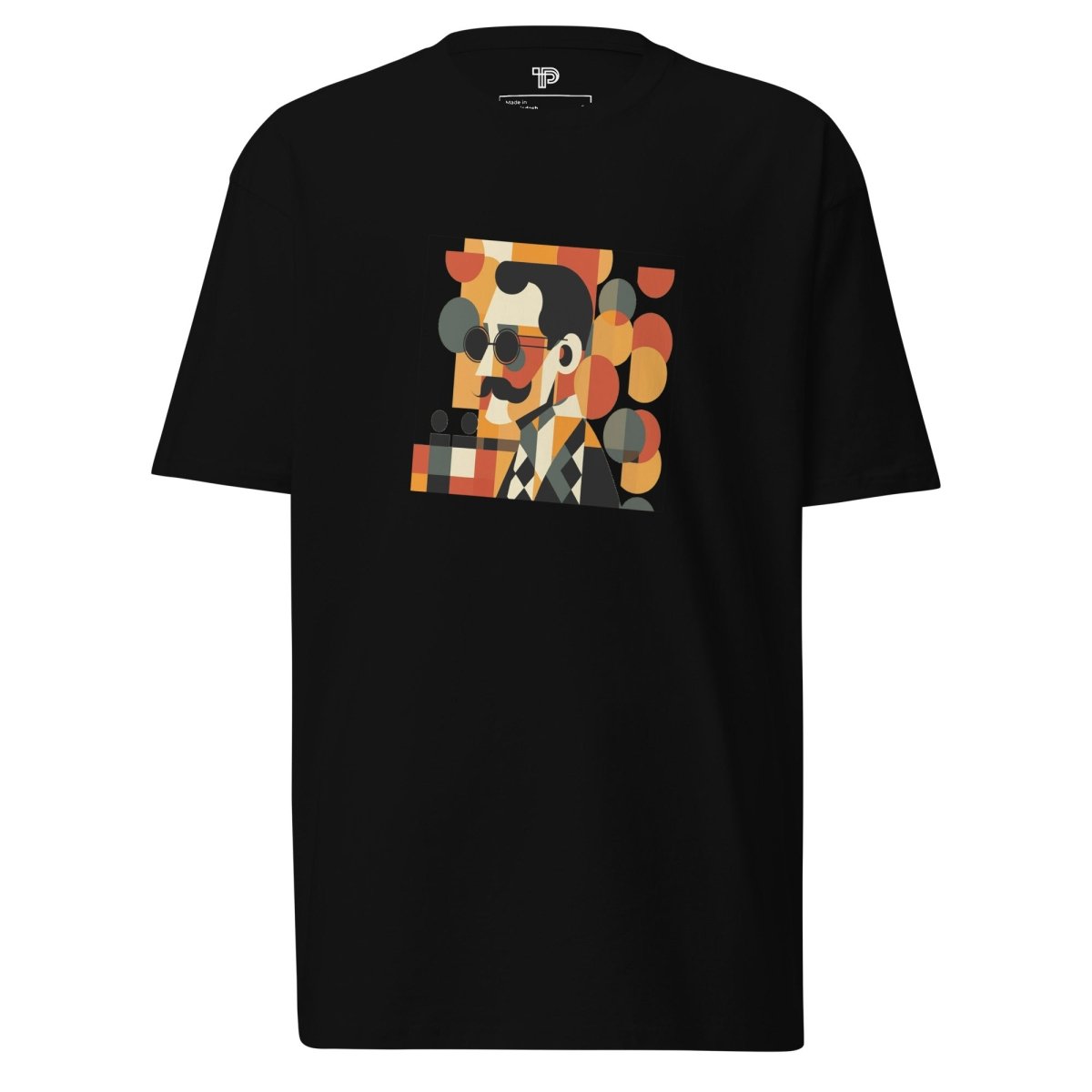 Retro Persona Men's Premium Heavyweight Tee - Polendo Design Retro Persona Men's Premium Heavyweight Tee