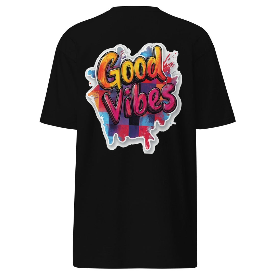 Good Vibes Premium Heavyweight Tee - Polendo Design Good Vibes Premium Heavyweight Tee