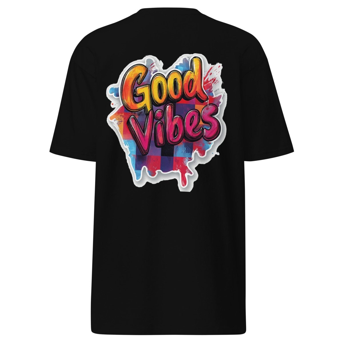 Good Vibes Premium Heavyweight Tee - Polendo Design Good Vibes Premium Heavyweight Tee