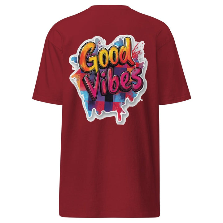 Good Vibes Premium Heavyweight Tee - Polendo Design Good Vibes Premium Heavyweight Tee