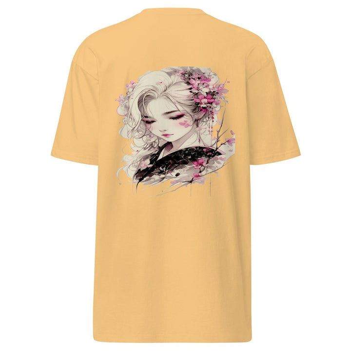 Petal Silence Premium Heavyweight Tee - Polendo Design Petal Silence Premium Heavyweight Tee
