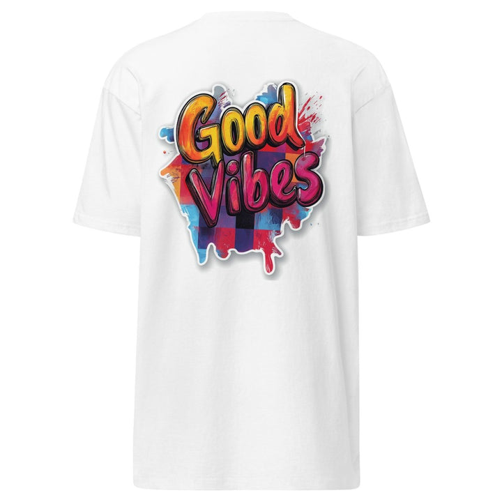 Good Vibes Premium Heavyweight Tee - Polendo Design Good Vibes Premium Heavyweight Tee