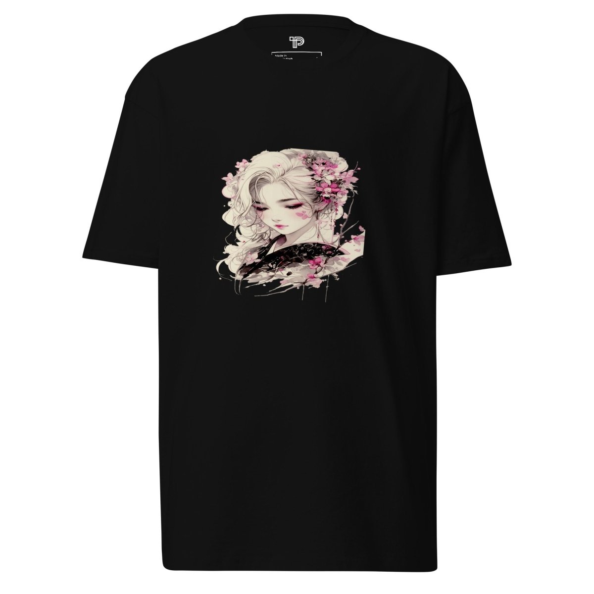 Petal Silence Premium Heavyweight Tee - Polendo Design Petal Silence Premium Heavyweight Tee