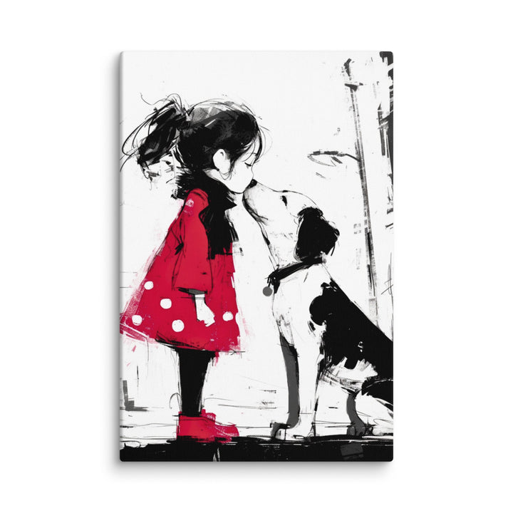 My Dog and I Dog Canvas Wall Art - Polendo Design dog canvas wall art