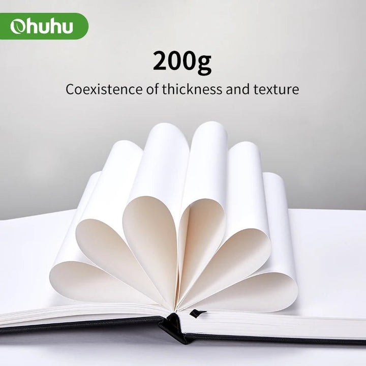 Ohuhu Marker Pad Sketchbook – Hard Cover Art Notebook - Polendo Design ohuhu marker pad sketchbook