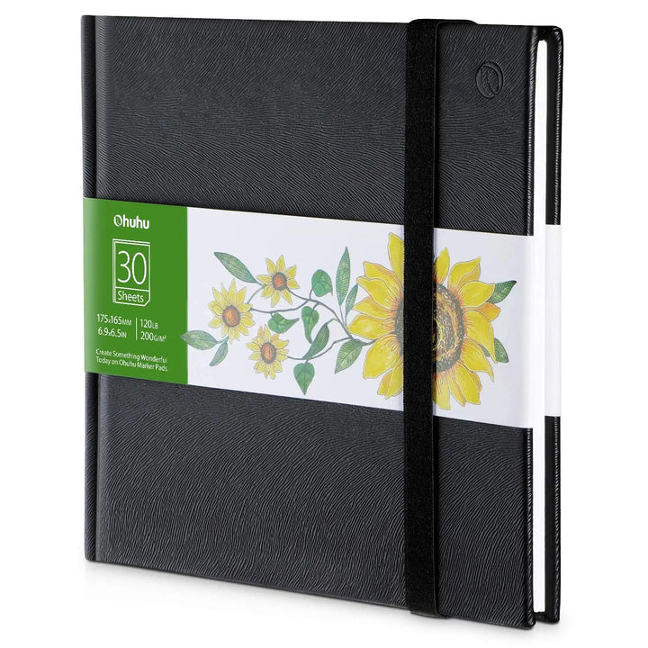 Ohuhu Marker Pad Sketchbook – Hard Cover Art Notebook - Polendo Design ohuhu marker pad sketchbook