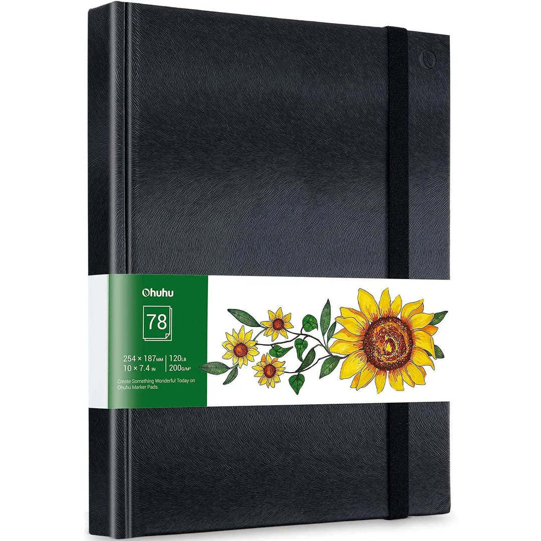 Ohuhu Marker Pad Sketchbook – Hard Cover Art Notebook - Polendo Design ohuhu marker pad sketchbook
