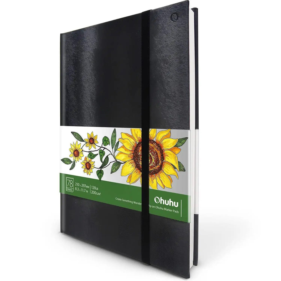 Ohuhu Marker Pad Sketchbook – Hard Cover Art Notebook - Polendo Design ohuhu marker pad sketchbook