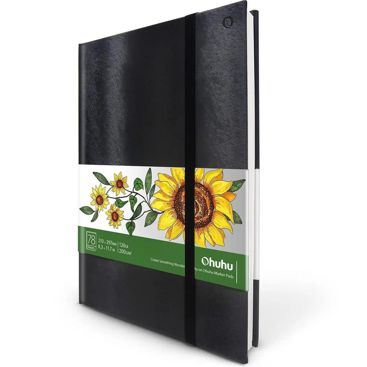 Ohuhu Marker Pad Sketchbook – Hard Cover Art Notebook - Polendo Design ohuhu marker pad sketchbook