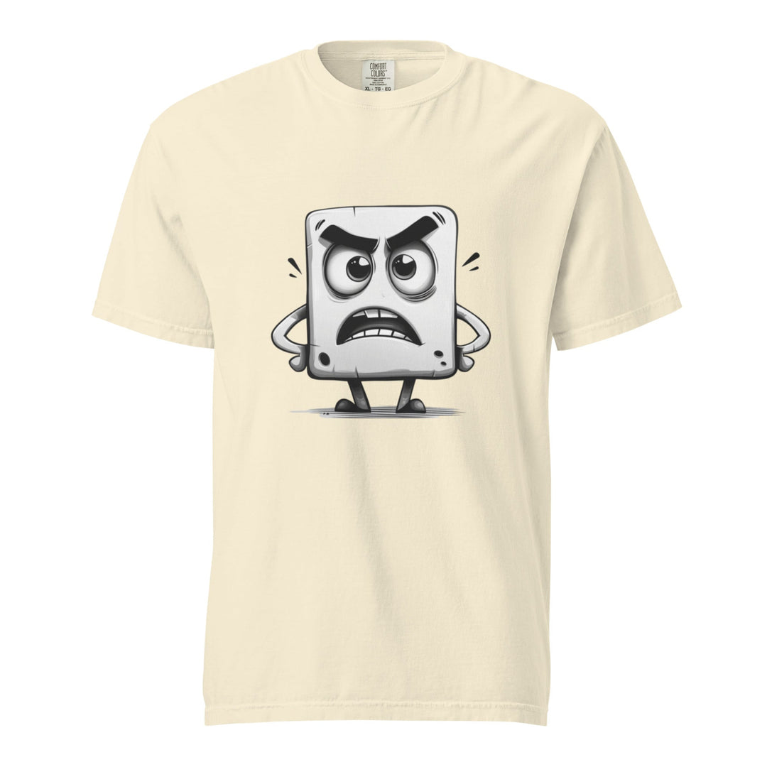"Over-It-Little-Block" garment-dyed heavyweight t-shirt - Polendo Design Tops &amp; Tees - T-Shirts