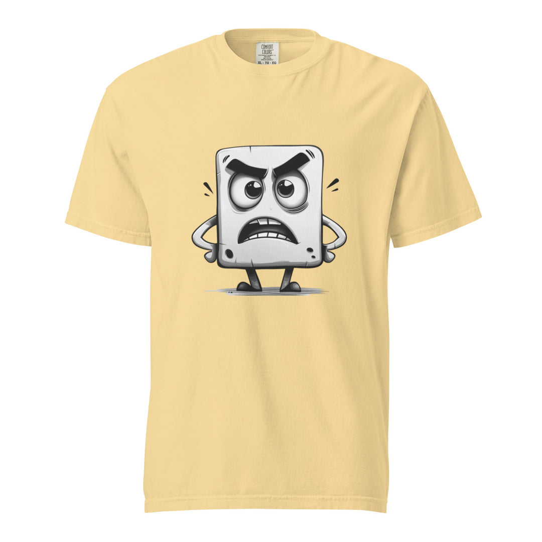 "Over-It-Little-Block" garment-dyed heavyweight t-shirt - Polendo Design Tops &amp; Tees - T-Shirts