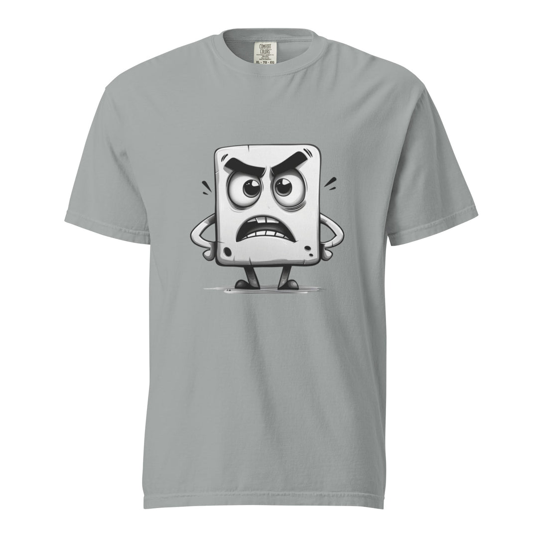 "Over-It-Little-Block" garment-dyed heavyweight t-shirt - Polendo Design Tops &amp; Tees - T-Shirts