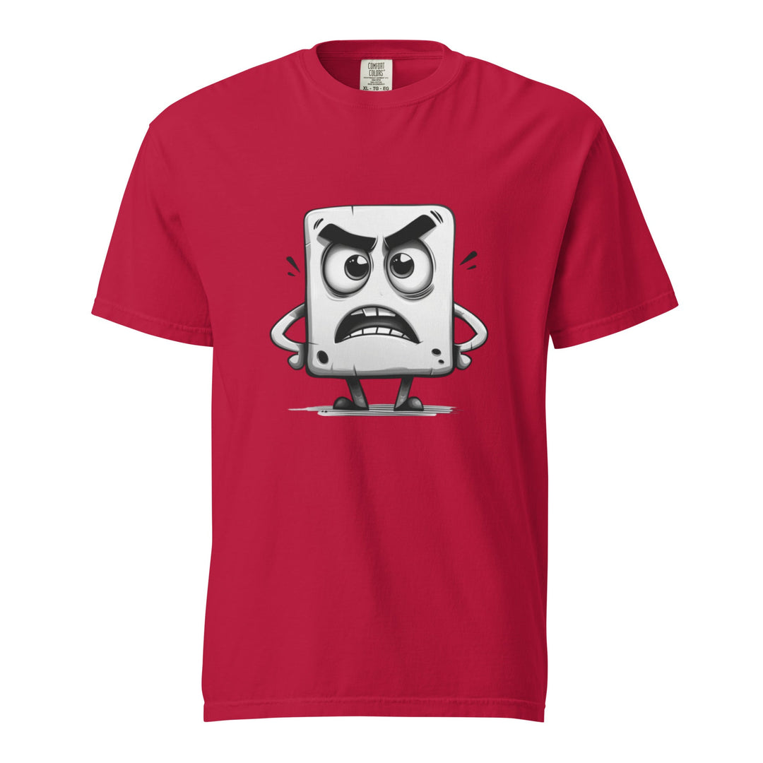 "Over-It-Little-Block" garment-dyed heavyweight t-shirt - Polendo Design Tops &amp; Tees - T-Shirts