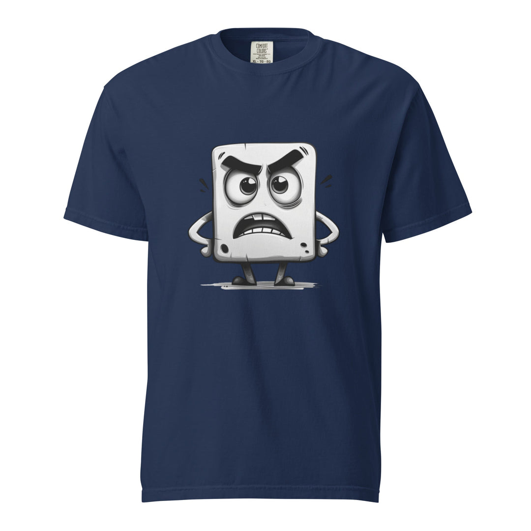"Over-It-Little-Block" garment-dyed heavyweight t-shirt - Polendo Design Tops &amp; Tees - T-Shirts