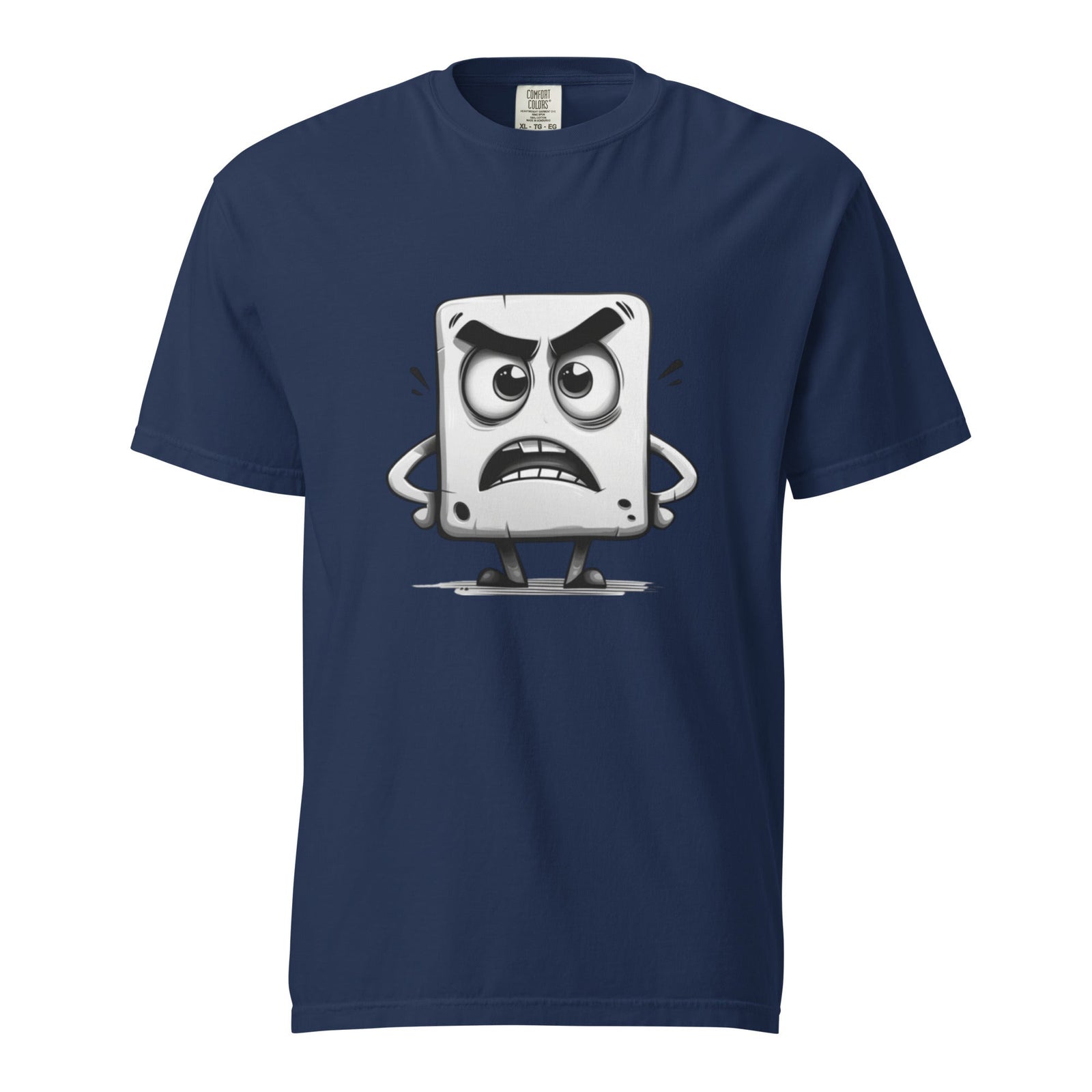 "Over-It-Little-Block" garment-dyed heavyweight t-shirt - Polendo Design Tops & Tees - T-Shirts