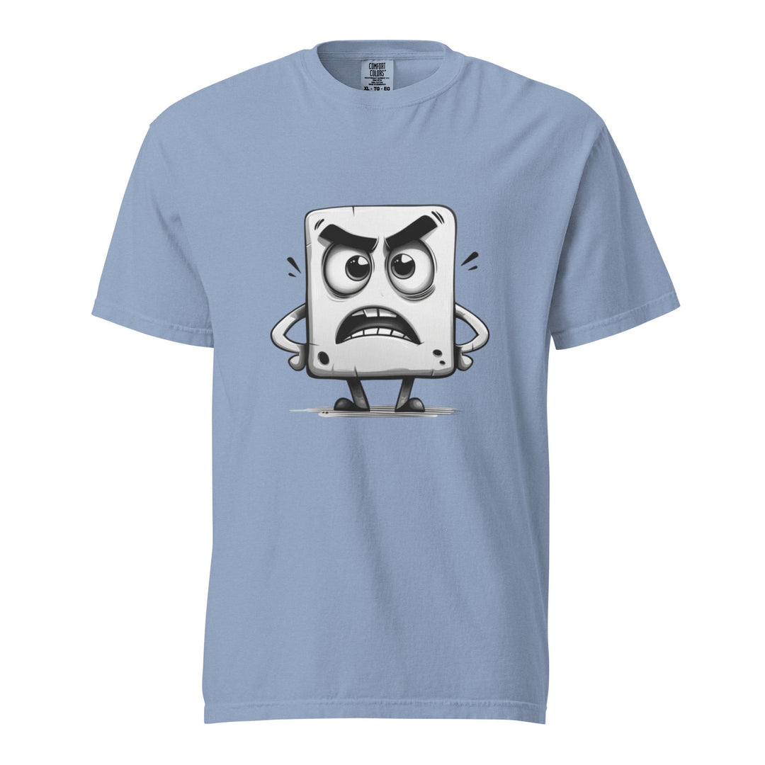 "Over-It-Little-Block" garment-dyed heavyweight t-shirt - Polendo Design Tops &amp; Tees - T-Shirts