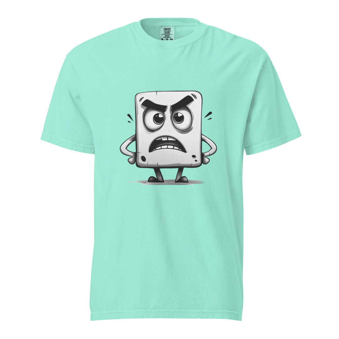 "Over-It-Little-Block" garment-dyed heavyweight t-shirt - Polendo Design Tops &amp; Tees - T-Shirts