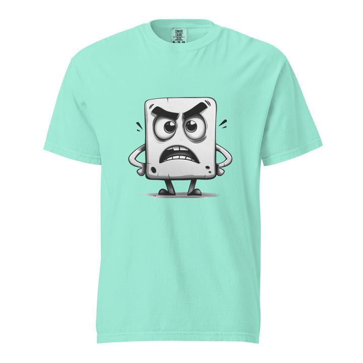 "Over-It-Little-Block" garment-dyed heavyweight t-shirt - Polendo Design Tops &amp; Tees - T-Shirts