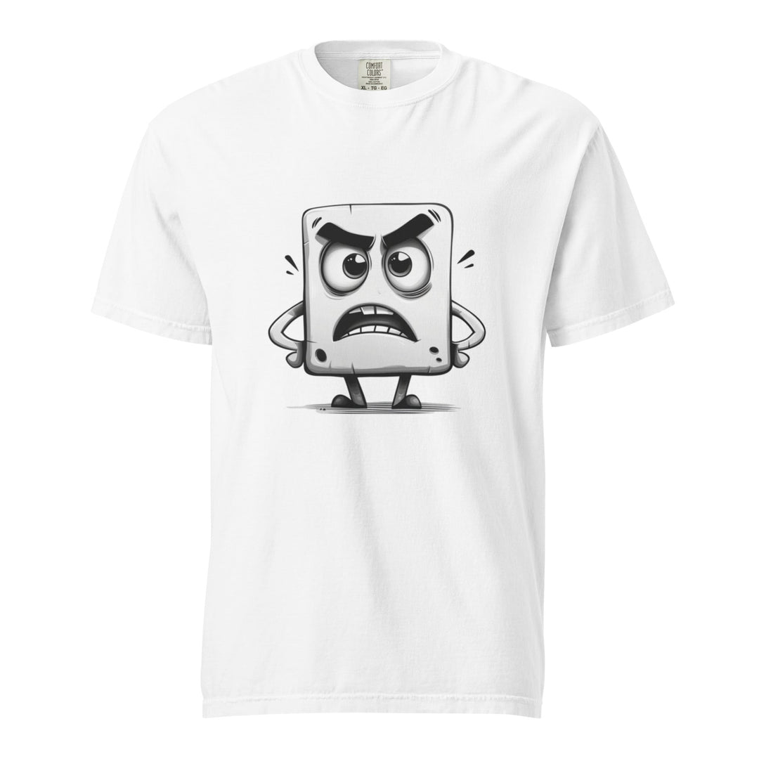 "Over-It-Little-Block" garment-dyed heavyweight t-shirt - Polendo Design Tops &amp; Tees - T-Shirts