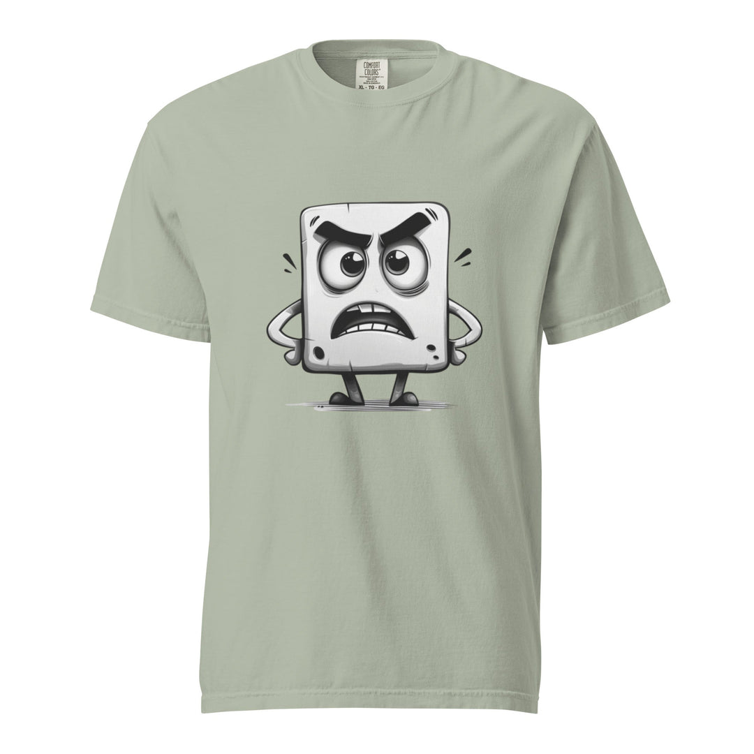 "Over-It-Little-Block" garment-dyed heavyweight t-shirt - Polendo Design Tops &amp; Tees - T-Shirts