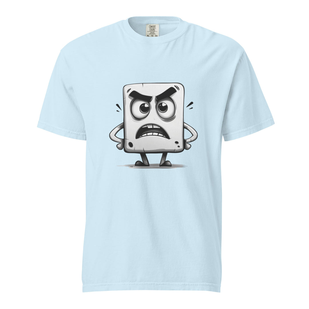 "Over-It-Little-Block" garment-dyed heavyweight t-shirt - Polendo Design Tops &amp; Tees - T-Shirts