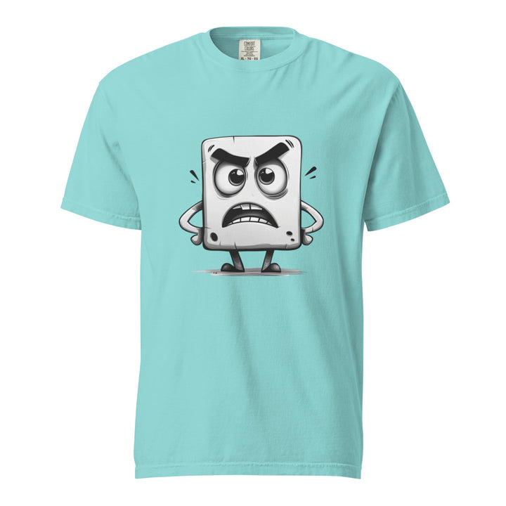 "Over-It-Little-Block" garment-dyed heavyweight t-shirt - Polendo Design Tops &amp; Tees - T-Shirts