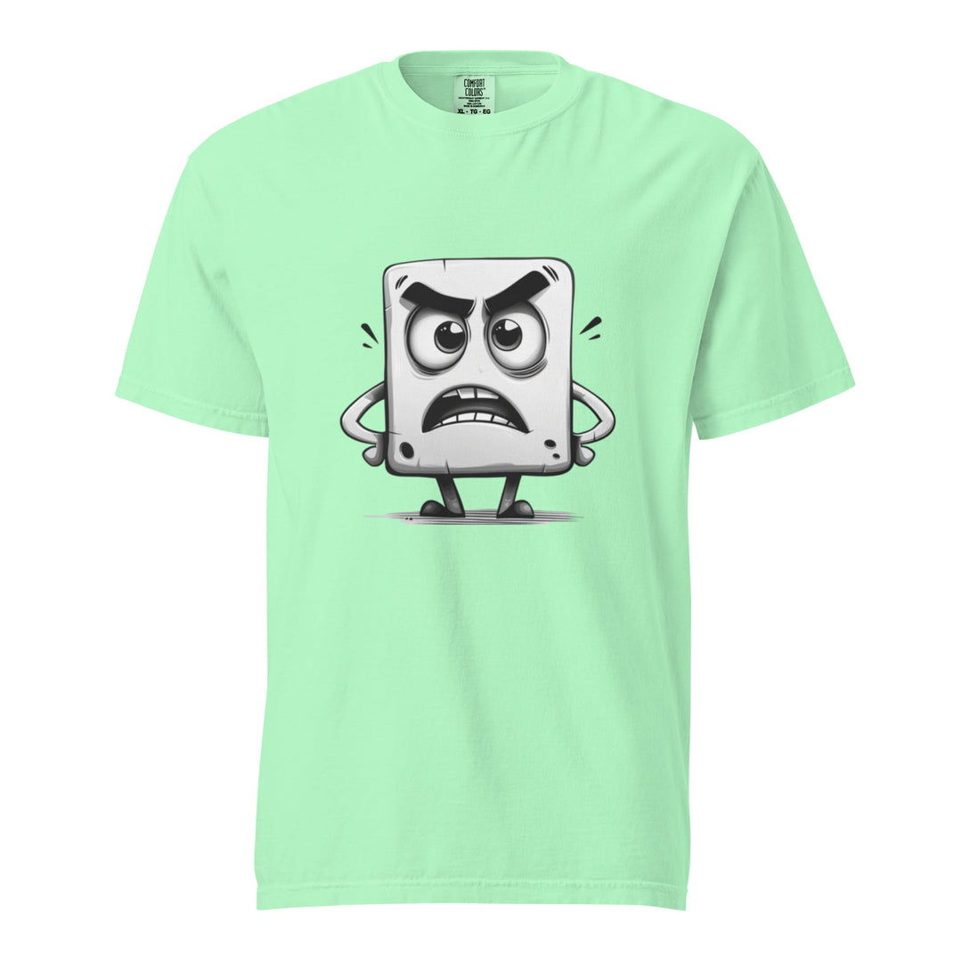 "Over-It-Little-Block" garment-dyed heavyweight t-shirt - Polendo Design Tops &amp; Tees - T-Shirts