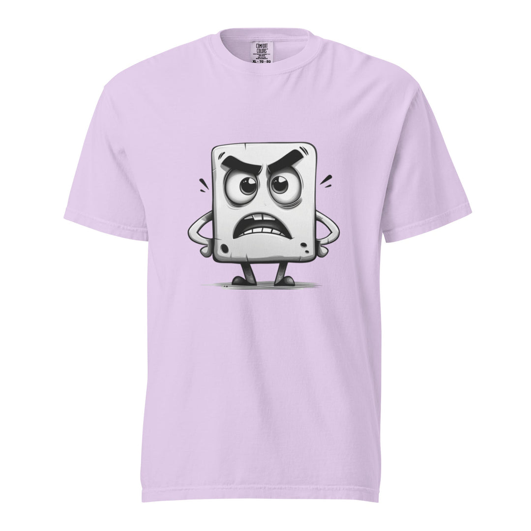 "Over-It-Little-Block" garment-dyed heavyweight t-shirt - Polendo Design Tops &amp; Tees - T-Shirts