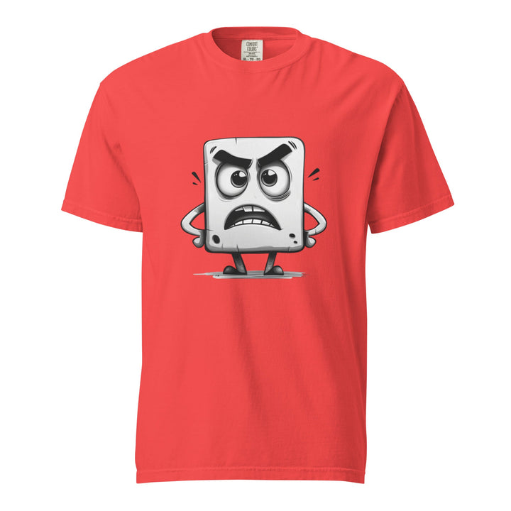 "Over-It-Little-Block" garment-dyed heavyweight t-shirt - Polendo Design Tops &amp; Tees - T-Shirts
