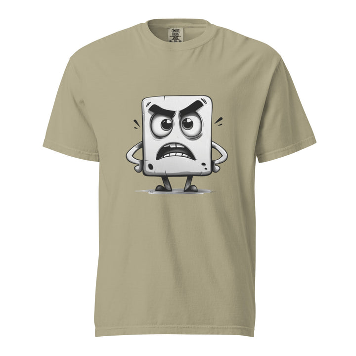 "Over-It-Little-Block" garment-dyed heavyweight t-shirt - Polendo Design Tops &amp; Tees - T-Shirts