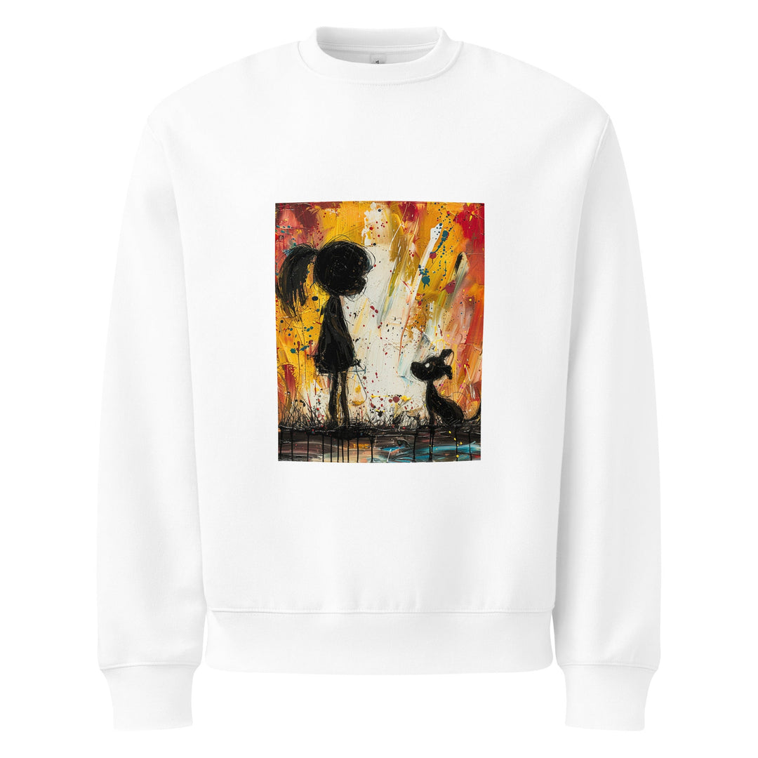 "Vibrant Companions" heavyweight sweatshirt - Polendo Design Tops/Sweatshirts &amp; Hoodies