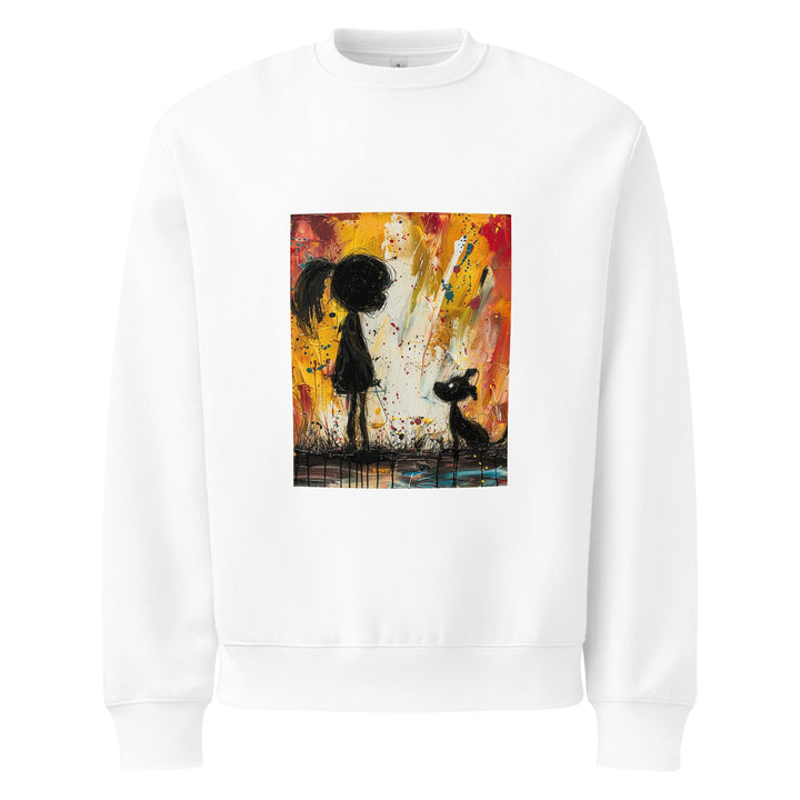 "Vibrant Companions" heavyweight sweatshirt - Polendo Design Tops/Sweatshirts &amp; Hoodies