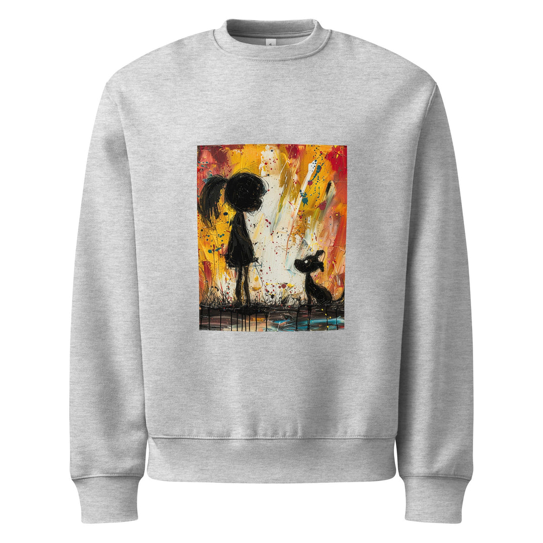 "Vibrant Companions" heavyweight sweatshirt - Polendo Design Tops/Sweatshirts &amp; Hoodies