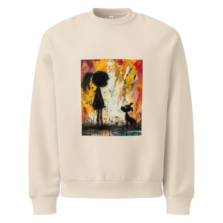 "Vibrant Companions" heavyweight sweatshirt - Polendo Design Tops/Sweatshirts &amp; Hoodies