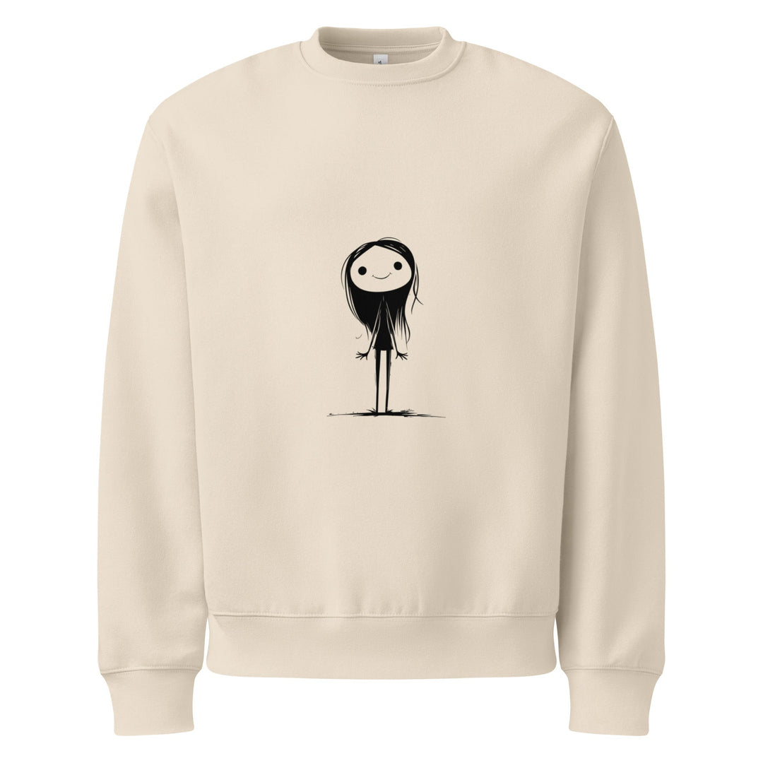 "Happy Girl" heavyweight sweatshirt - Polendo Design Tops/Sweatshirts &amp; Hoodies