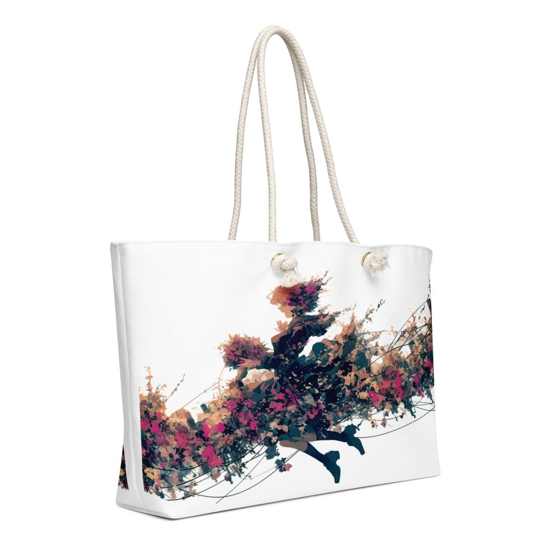 Wildflower Motion Oversized Weekender Bag - Polendo Design Wildflower Motion oversized weekender bag