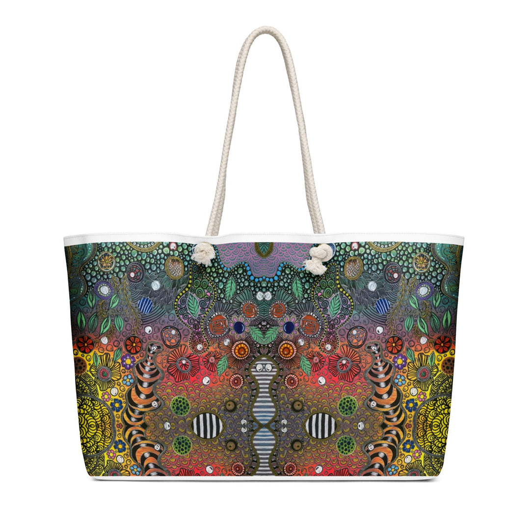 Symmetry of Life Weekender Bag – Oversized Travel Tote - Polendo Design weekender bag