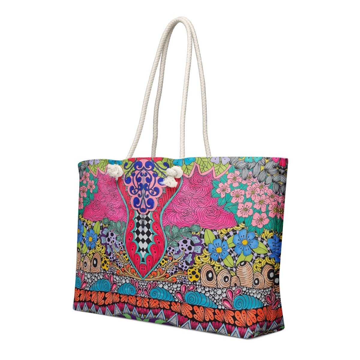 Polendo Mosaic Butterfly Bloom Weekender Bag - Polendo Design Polendo Mosaic Butterfly Bloom Weekender Bag